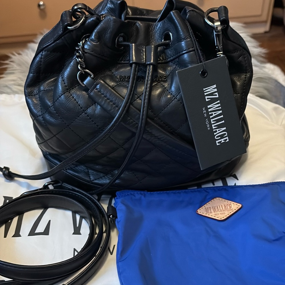 🔥MZ Wallace Leather Bucket Bag RARE!!